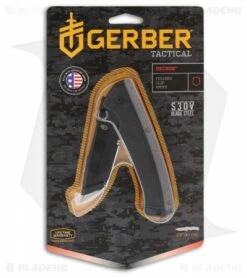 Gerber Decree Liner Lock Knife Black (3.7" Black Serr S30V) 30-001004