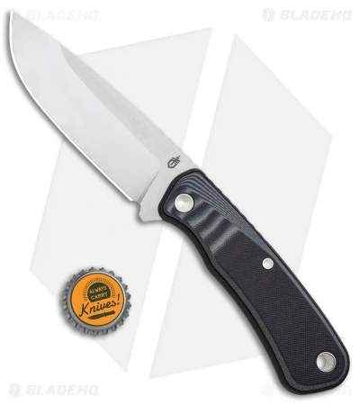 Gerber Downwind Drop Point Fixed Blade Knife Black (4.3" Satin) 30-001816 4 Gerber Downwind Drop Point Fixed Blade Knife Black (4.3" Satin) 30-001816 - Image 4