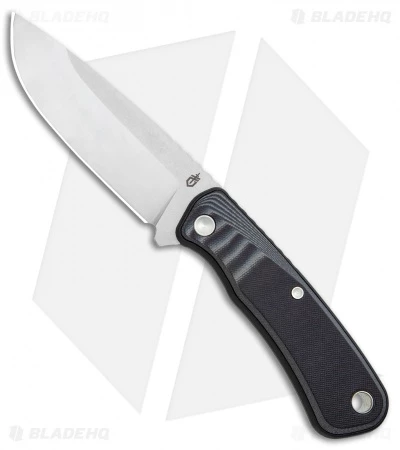 Gerber Downwind Drop Point Fixed Blade Knife Black (4.3" Satin) 30-001816 1 Gerber Downwind Drop Point Fixed Blade Knife Black (4.3" Satin) 30-001816