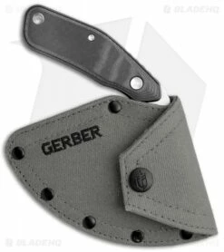 Gerber Downwind Ulu Fixed Blade Black G-10 (3.5" Satin) 30-001822 6 Gerber Downwind Ulu Fixed Blade Black G-10 (3.5" Satin) 30-001822 -Kershaw Sales Shop Gerber Downwind Ulu Black G 10 SS BHQ 120851 jr sheath