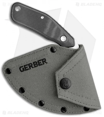 Gerber Downwind Ulu Fixed Blade Black G-10 (3.5" Satin) 30-001822 3 Gerber Downwind Ulu Fixed Blade Black G-10 (3.5" Satin) 30-001822 - Image 3