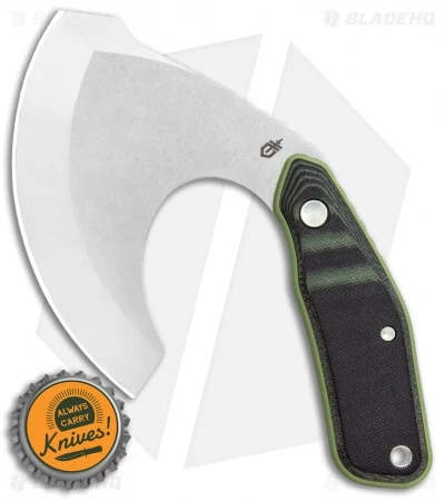 Gerber Downwind Ulu Fixed Blade Knife Flat Sage Green G-10 (3.5" SS) 30-001824 4 Gerber Downwind Ulu Fixed Blade Knife Flat Sage Green G-10 (3.5" SS) 30-001824 - Image 4