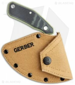 Gerber Downwind Ulu Fixed Blade Knife Flat Sage Green G-10 (3.5" SS) 30-001824 6 Gerber Downwind Ulu Fixed Blade Knife Flat Sage Green G-10 (3.5" SS) 30-001824 -Kershaw Sales Shop Gerber Downwind Ulu Flat Sage Green G 10 SS BHQ 120852 jr sheath