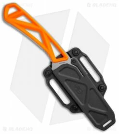 Gerber EXO-MOD Drop Point Fixed Blade Knife Orange (Stonewash) 30-001796 -Kershaw Sales Shop Gerber EXO MOD DP Orange SW 30 001796 BHQ 105520 jr sheath