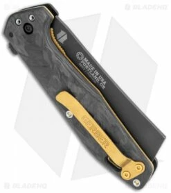 Gerber Fastball Exclusive Knife Cleaver Marbled CF (3" Black 20CV) 7 Gerber Fastball Exclusive Knife Cleaver Marbled CF (3" Black 20CV) -Kershaw Sales Shop Gerber Fastball Exclusive Cleaver Marbled CF G 10 Black BHQ 118376 jr side
