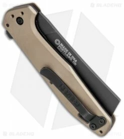 Gerber Fastball Liner Lock Knife Cleaver Coyote (3" Black) 30-001836 -Kershaw Sales Shop Gerber Fastball LL Cleaver Coyote Black 30 001836 BHQ 105508 jr side