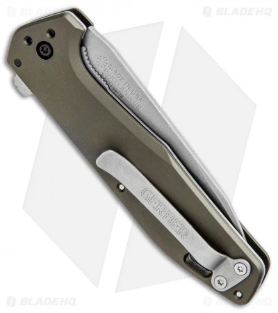Gerber Fastball Liner Lock Flipper Knife Flat Sage (3" Stonewash) 30-001610 3 Gerber Fastball Liner Lock Flipper Knife Flat Sage (3" Stonewash) 30-001610 - Image 3