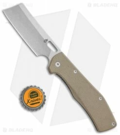 Gerber FlatIron Cleaver Frame Lock Knife Desert Tan G-10 (3.6" Stonewash) 7 Gerber FlatIron Cleaver Frame Lock Knife Desert Tan G-10 (3.6" Stonewash) -Kershaw Sales Shop Gerber FlatIron Cleaver FL Desert Tan G 10 SW 30 001495 BHQ 81136 jr bottlecap