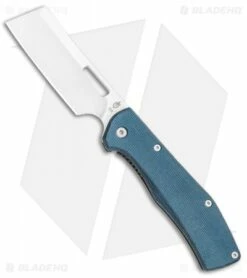 Gerber FlatIron Cleaver Frame Lock Knife Blue Micarta (3.5" Satin) 30-001789