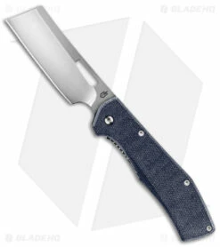 Gerber Flatiron Cleaver Frame Lock Knife Blue Micarta (3.6" Satin)