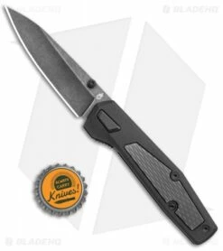 Gerber Fuse Liner Lock Knife Black GFN (3.4" SW) 30-001874 -Kershaw Sales Shop Gerber Fuse LL Flat Black GFN BlackSW BHQ 120891 jr bottlecap