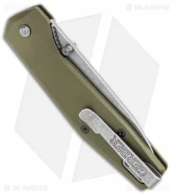 Gerber Fuse Liner Lock Knife Flat Sage Green GFN (3.4" SW) 30-001875 -Kershaw Sales Shop Gerber Fuse LL Flat Sage Green GFN SW BHQ 120834 jr side
