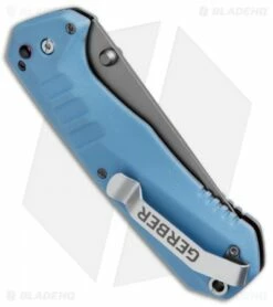 Gerber Haul A/O Spring Assisted Knife Blue GFN (3.1" Gray) 30-001397 -Kershaw Sales Shop Gerber Haul AO SA Blue GFN 30 001397 BHQ 67397 jr side