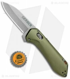 Gerber Highbrow Compact Spring Assisted Knife Green (2.8" Stonewash) -Kershaw Sales Shop Gerber Highbrow Compact A O SA Green SW 30 001526N BHQ 94156 jr bottlecap