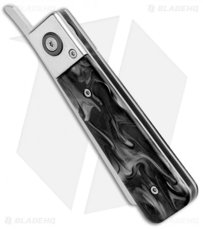 Gerber Jukebox Front Flipper Liner Lock Knife Black Marble (2.75" Satin) 2 Gerber Jukebox Front Flipper Liner Lock Knife Black Marble (2.75" Satin) - Image 2