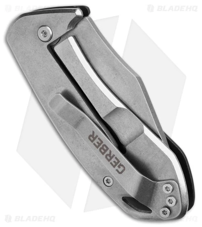 Gerber Kettlebell Frame Lock Knife Gray Al (2.5" Stonewash) 30-001496 3 Gerber Kettlebell Frame Lock Knife Gray Al (2.5" Stonewash) 30-001496 - Image 3