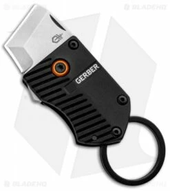 Gerber Key Note Compact Key Chain Knife Black Aluminum (1" Satin)