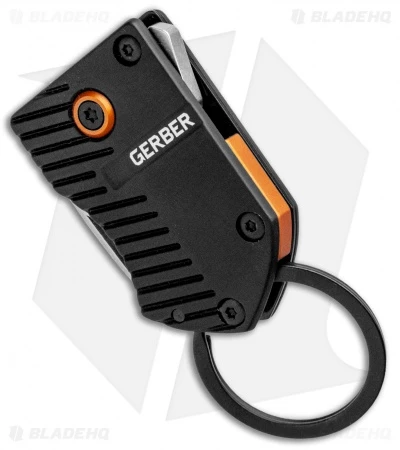 Gerber Key Note Compact Key Chain Knife Black Aluminum (1" Satin) 2 Gerber Key Note Compact Key Chain Knife Black Aluminum (1" Satin) - Image 2