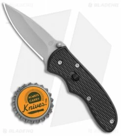 Gerber Mini Fast Draw Knife Spring Assisted (2.1" Bead Blast Plain) 01526 -Kershaw Sales Shop Gerber Mini Fast Draw SA BB BHQ 1064 jr bottlecap