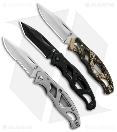Gerber Mini Paraframe 3 Piece Combo Pack (Black, Camo, Bead Blast) 31-003256 1 Gerber Mini Paraframe 3 Piece Combo Pack (Black, Camo, Bead Blast) 31-003256
