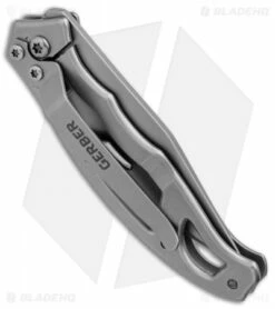 New Arrival -Kershaw Sales Shop Gerber Mini Paraframe Gray Stainless Steel BB BHQ 53971 er side