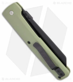 Gerber Pledge Liner Lock Knife Litchen Green GFN (3.7" Black) -Kershaw Sales Shop Gerber Pledge Liner Lock Knife Litchen Green GFN Black BHQ 179079 kc side
