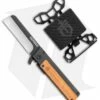 Gerber Quadrant Flipper Frame Lock Knife Bamboo + Barbill Wallet Clam Pack