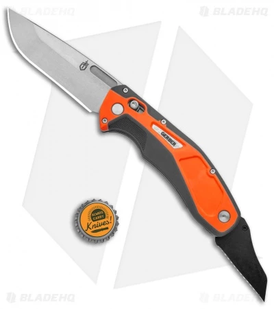 Gerber Randy Newberg DTS Pivot Lock Knife Gray/Orange Rubber (3.8" SW) 7 Gerber Randy Newberg DTS Pivot Lock Knife Gray/Orange Rubber (3.8" SW) - Image 7
