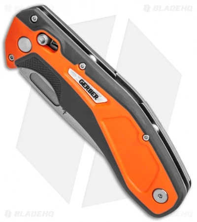 Gerber Randy Newberg DTS Pivot Lock Knife Gray/Orange Rubber (3.8" SW) 4 Gerber Randy Newberg DTS Pivot Lock Knife Gray/Orange Rubber (3.8" SW) - Image 4