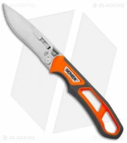 Gerber Randy Newberg EBS Fixed Blade Knife Gray/Orange Rubber (Satin) 13 Gerber Randy Newberg EBS Fixed Blade Knife Gray/Orange Rubber (Satin) -Kershaw Sales Shop Gerber Randy Newberg EBS Gray Orange Rubber 30 001762 BHQ 105529 jr blade 2