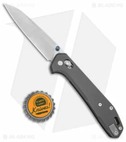 Gerber Savvy Pivot Lock Knife Gray Aluminum (3.5" Stonewash 20CV) 30-001844 -Kershaw Sales Shop Gerber Savvy Folding Urban Gray Aluminum SW BHQ 143217 jr bottlecap