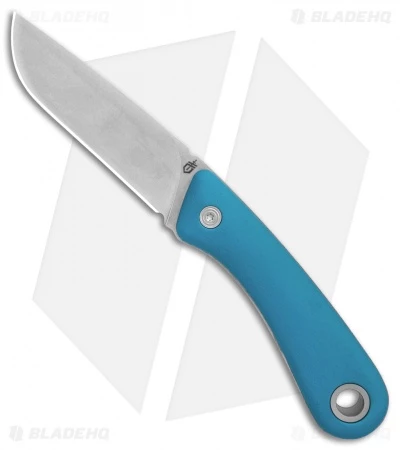 Gerber Spine Fixed Blade Knife Cyan Blue (3.75 Stonewash) 30-001498 1 Gerber Spine Fixed Blade Knife Cyan Blue (3.75 Stonewash) 30-001498