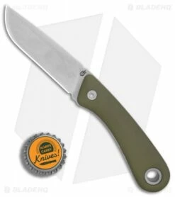 Gerber Spine Fixed Blade Knife Sage Green (3.75 Stonewash) 30-001497 -Kershaw Sales Shop Gerber Spine Sage Green SW BHQ 81307 er bottlecap