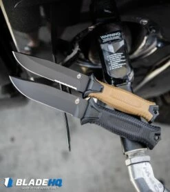 Gerber StrongArm Fixed Blade Knife Coyote Brown (4.8" Black Serr) 30-001059 -Kershaw Sales Shop Gerber StrongArm Fixed Blade Knife Black Black 30 001038 BHQ 27042 kp gas web 1