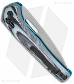 Gerber Sumo Pivot Lock Knife Black/White/Cyan G-10 (3.9"Stonewash) 30-001815 -Kershaw Sales Shop Gerber Sumo Pivot Lock Black White Cyan G 10 SW BHQ 105527 jr side