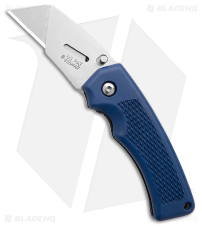 Gerber SuperKnife SK Edge Liner Lock Knife Blue Rubber (2.25" Satin) G669 1 Gerber SuperKnife SK Edge Liner Lock Knife Blue Rubber (2.25" Satin) G669