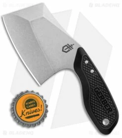 Gerber Tri-Tip Mini Cleaver Fixed Blade Knife Black Al (2" Black) 7 Gerber Tri-Tip Mini Cleaver Fixed Blade Knife Black Al (2" Black) -Kershaw Sales Shop Gerber Tri Tip Mini Cleaver Black SW 30 001693 BHQ 94219 jr bottlecap