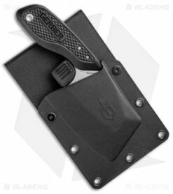 Gerber Tri-Tip Mini Cleaver Fixed Blade Knife Black Al (2" Black) 6 Gerber Tri-Tip Mini Cleaver Fixed Blade Knife Black Al (2" Black) -Kershaw Sales Shop Gerber Tri Tip Mini Cleaver Black SW 30 001693 BHQ 94219 jr sheath