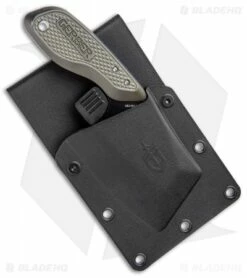 Gerber Tri-Tip Mini Cleaver Fixed Blade Knife Green (2" Black) 6 Gerber Tri-Tip Mini Cleaver Fixed Blade Knife Green (2" Black) -Kershaw Sales Shop Gerber Tri Tip Mini Cleaver Green Black 30 001694 BHQ 94220 jr sheath