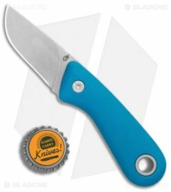 Gerber Vertebrae Fixed Blade Knife Cyan Blue (2.4" Satin) 30-001499 -Kershaw Sales Shop Gerber Vertebrae Cyan Blue Satin BHQ 81308 er bottlecap