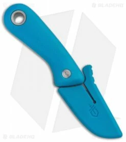 Gerber Vertebrae Fixed Blade Knife Cyan Blue (2.4" Satin) 30-001499 -Kershaw Sales Shop Gerber Vertebrae Cyan Blue Satin BHQ 81308 er sheath