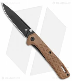 Gerber Zilch Linerlock Knife Coyote Brown FRN (3.1" Black) 30-001880