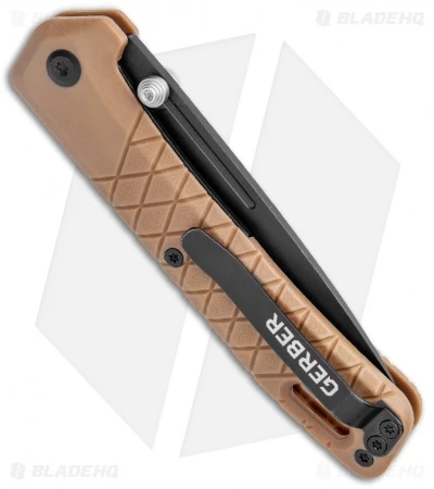 Gerber Zilch Linerlock Knife Coyote Brown FRN (3.1" Black) 30-001880 3 Gerber Zilch Linerlock Knife Coyote Brown FRN (3.1" Black) 30-001880 - Image 3