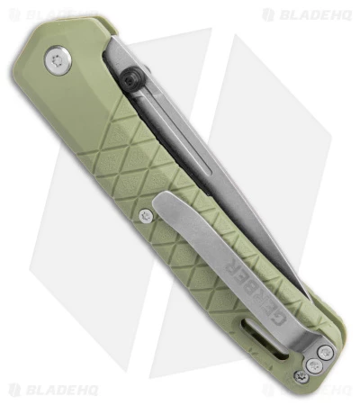 Gerber Zilch Liner Lock Knife Light Green FRN (3.1" Stonewash) 3 Gerber Zilch Liner Lock Knife Light Green FRN (3.1" Stonewash) - Image 3