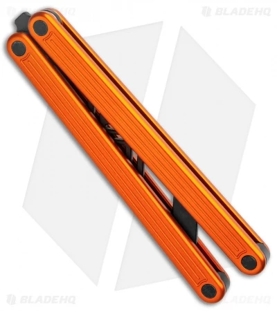 Glidr Arctic Series Butterfly Trainer Knife Desert Orange (4.25" Black) 2 Glidr Arctic Series Butterfly Trainer Knife Desert Orange (4.25" Black) - Image 2