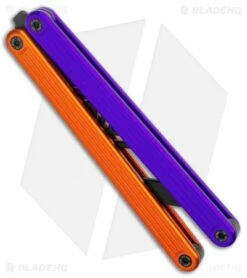 Glidr Arctic Series Butterfly Trainer Knife Jupiter (4.25" Black) -Kershaw Sales Shop Glidr Arctic Series Butterfly Trainer Jupiter Black BHQ 124865 jr side