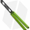 Glidr Arctic Butterfly Trainer Knife Lime Green (4.25" Black)
