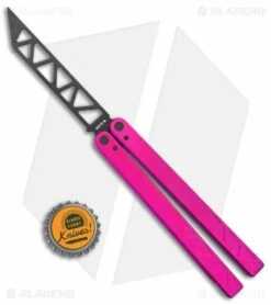 Glidr Original 2 Carbon Series Butterfly Trainer Flamingo Pink (4.25" Black) 9 Glidr Original 2 Carbon Series Butterfly Trainer Flamingo Pink (4.25" Black) -Kershaw Sales Shop Glidr Original 2 Carbon Series Butterfly Trainer Flamingo Pink Black BHQ 104156 jr bottlecap