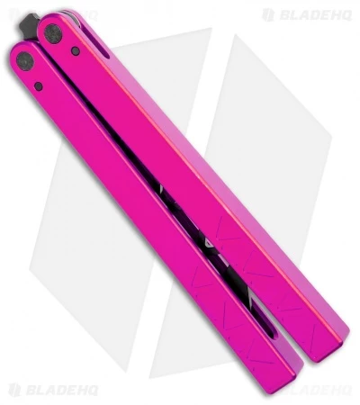 Glidr Original 2 Carbon Series Butterfly Trainer Flamingo Pink (4.25" Black) 2 Glidr Original 2 Carbon Series Butterfly Trainer Flamingo Pink (4.25" Black) - Image 2