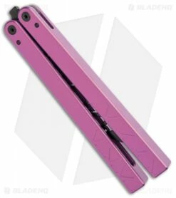 Glidr Original 2 Carbon Series Butterfly Trainer Musk Purple (4.25" Black) -Kershaw Sales Shop Glidr Original 2 Carbon Series Butterfly Trainer Musk Purple Black BHQ 104159 jr side